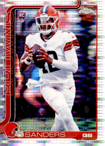 2025 Topps Chrome - Rookies Shedeur Sanders #315 Pulsar Refractor (RC)