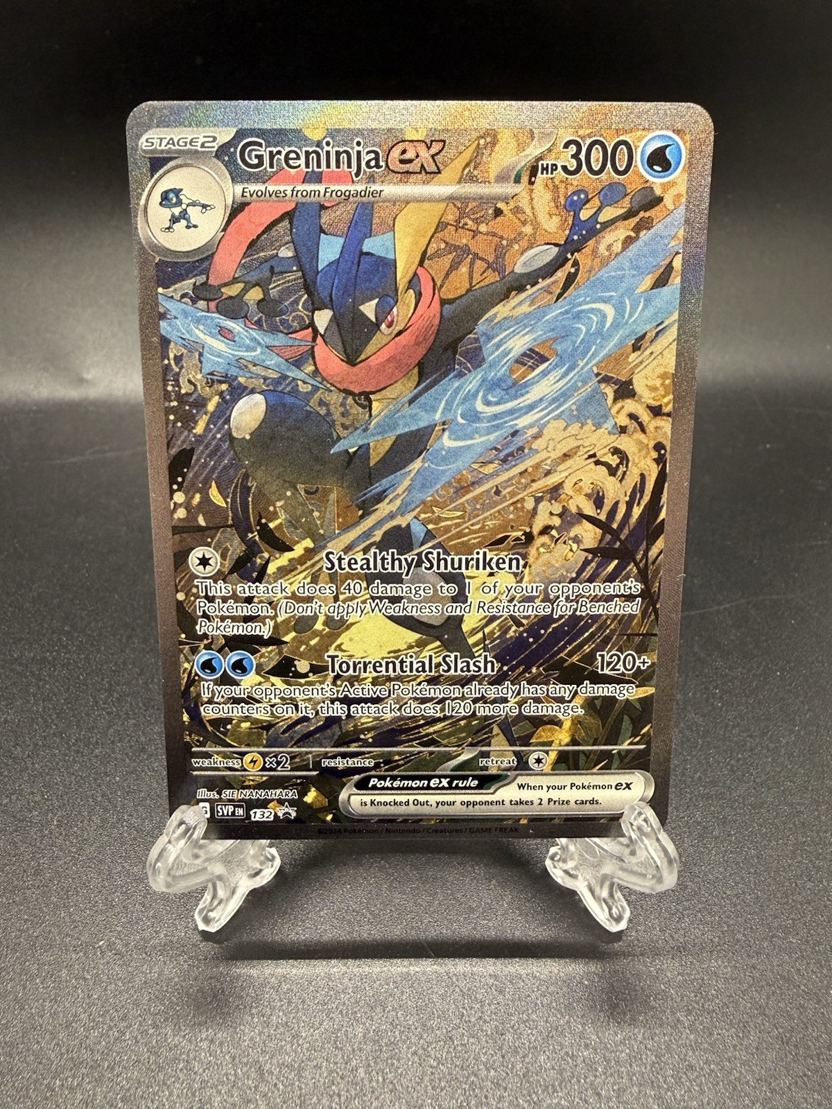 Greninja ex - SVP132 Black Star Promo Special Illustration Pokemon - NM