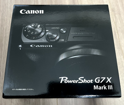 New Canon PowerShot G7 X Mark III - 20.1MP Point & Shoot Digital Camera - Black+
