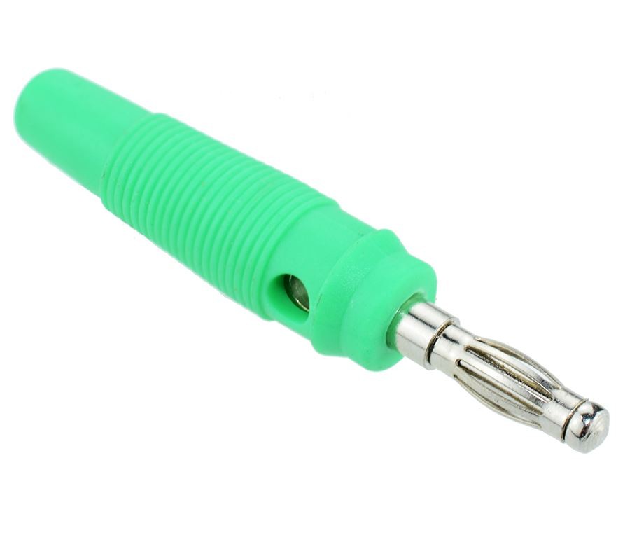 10 x Green 4mm Banana Test Plug Connector