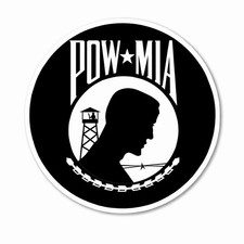 Pow Mia Military Army Support Decal Sticker