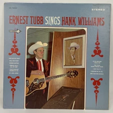 Ernest Tubb Sings Hank Williams - 1968 - Decca Records DL 74957 Vinyl LP  MINT