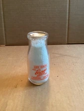 Vintage BROWN’S DAIRY Half Pint  MILK BOTTLE~ OGDENSBURG, NEW YORK