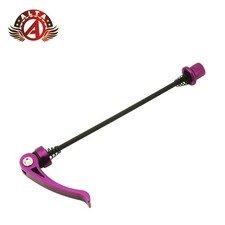 Pincho de liberación rápida trasero ALTA 135 mm aleación púrpura eje de bicicleta QR carretera MTB.