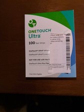 One Touch Ultra Strips 100 test strips Exp 01/31/2027
