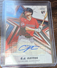 Topps Series 1 Baseball Stars Autographs C.J. Kayfus Rookie Auto Guardians #BSA…