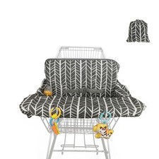Shopping cart Cover for Baby, high Chair with Detachable X-Large, Black