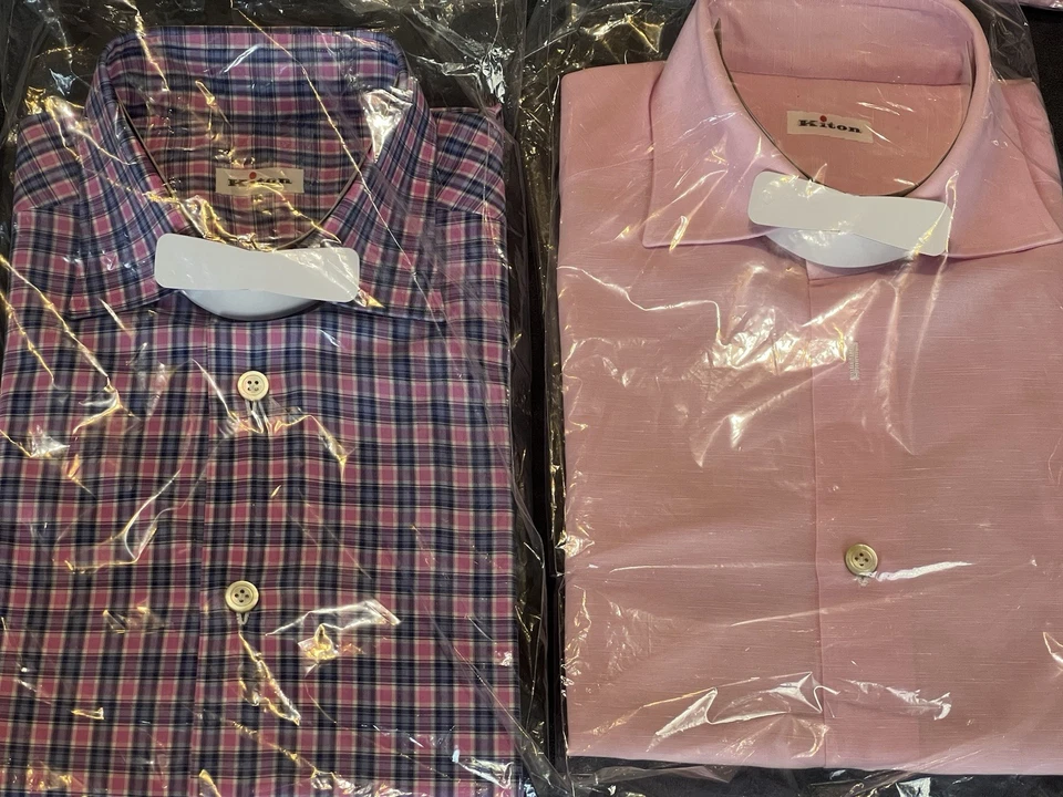 Kiton Dress Shirts - Men’s Small - Image 3 of 4