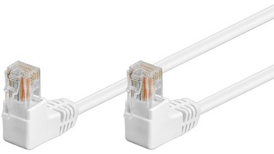 4040849960710 PATCHCORD RJ45/2.0-KK/W 2m GOOBAY