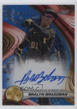 2024 Bowman's Best of Blue Refractor 81/150 Bralyn Brazoban #B24-BB Auto 0uh1