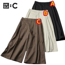 UNIQLO : C Cotton Culottes Clare Waight Keller Wide Leg Pants S-3XL JPSize