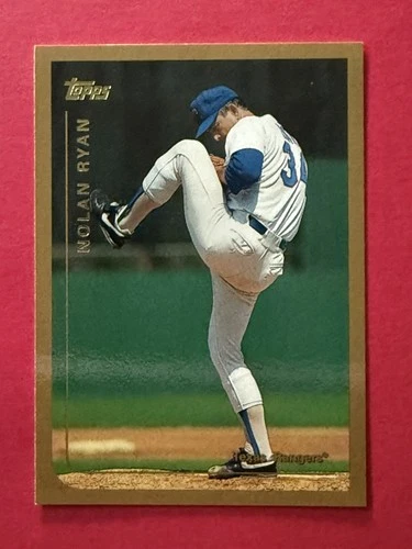 1998 Topps Baseball Card #34 NOLAN RYAN-RANGERS