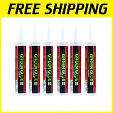 Green Glue Noiseproofing Caulk - 6 Tubes 28 oz Each