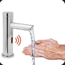 Deva 4/D Touchless Basin Tap with Control Box, Automatic Sensor Faucet
