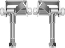 Go Kart Steering Spindle Bracket Set 5/8" Axle 3-3/4" Long Replacement for Preda