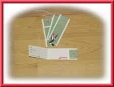 Swiss LX Kofferanhänger Reise Airline 4 Stück Neu