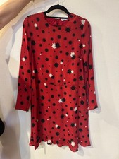 Red Valentino Star Pattern Frill Dress