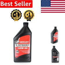 OEM 10W-30 Outboard Motor Oil - 32oz Quart, Superior Corrosion Protection