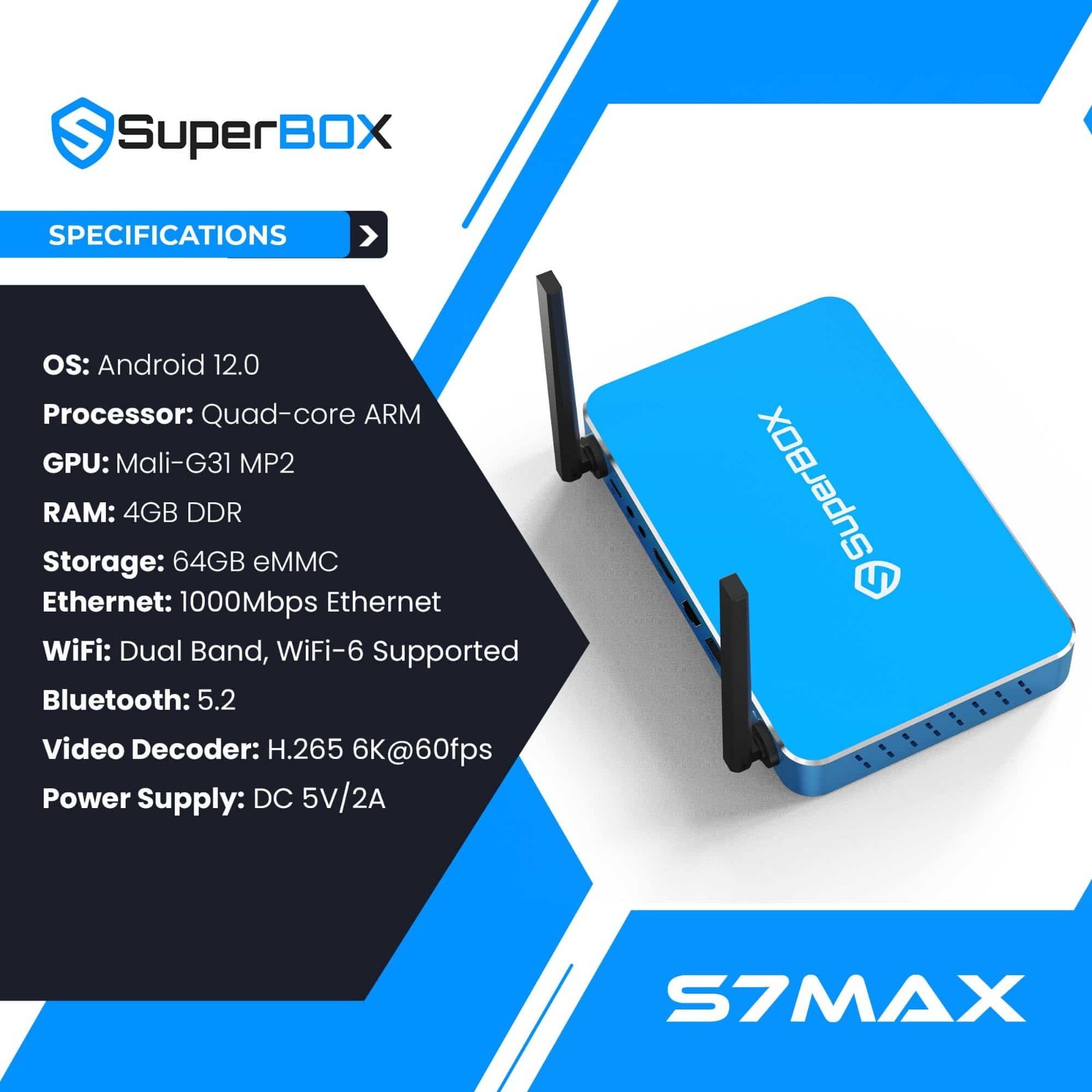 🔥2026 SUPERBOX S7 MAX! 🇺🇸FREE AIR SHIPPING! ✈️NEWEST GEN! AUTHORIZED SELLER🏆 - Thumbnail 6