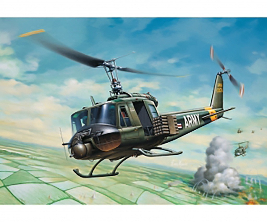 Italeri UH-1B HUEY Plastic Model Kit