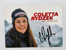oryginalny. znak. Karta z autografem - Olimpia 2026 - Narciarstwo biegowe - Coletta Rydzek