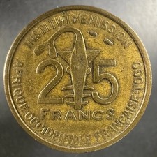 1957 French West Africa–Togo 25 Francs – Strong Details
