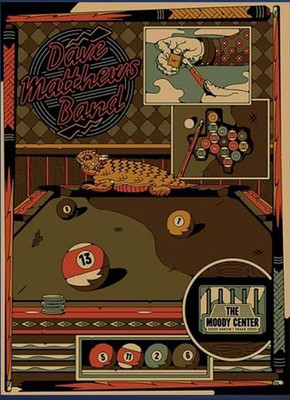 Dave Matthews At The Moody Center In Austin TX On May 11 2026 Poster