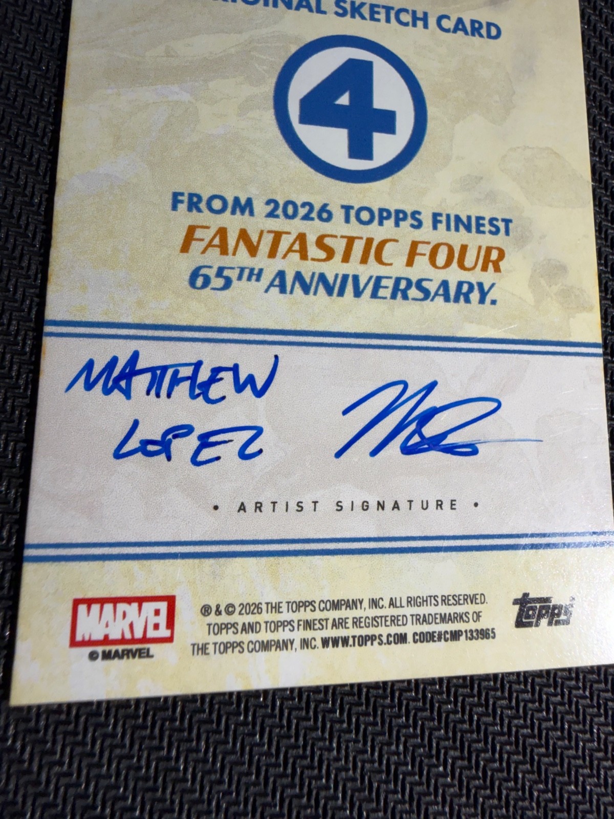 Matthew Lopez sig