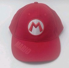 Nintendo Super Mario Bros Baseball Cap Hat Red Mario Hat
