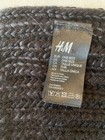 H&M Black Chunky Knit Infinity Scarf Brand New Without Tag — photo 3