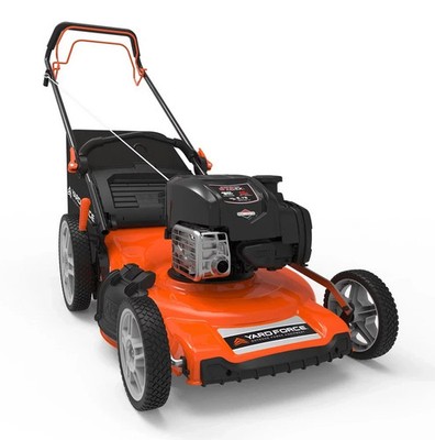 Yard Force 21'' Self-Propelled RWD Walk Behind Mower with Vertical Storage Techno