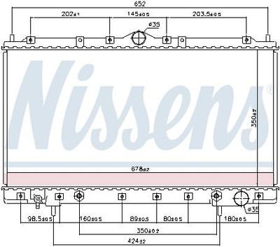 Kühler Motorkühlung Wasserkühler für Mitsubishi Eclipse II D3 2.0 1996-1999