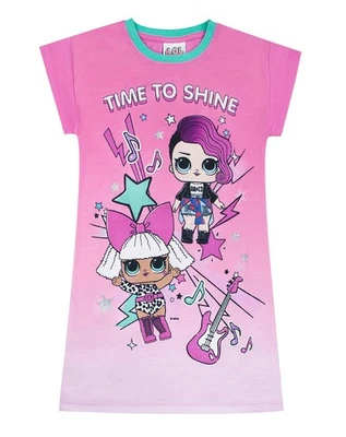 LOL Surprise! Noir LOL Doll Chemise de nuit à manches courtes Fille - Photo 1/4