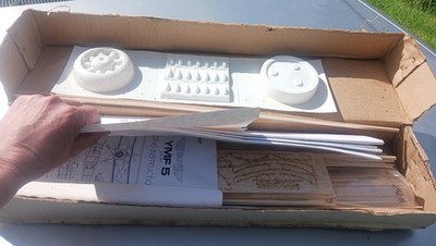 Dumas 1807 35'' Wingspan Waco YMF5 Wooden Aircraft Kit
