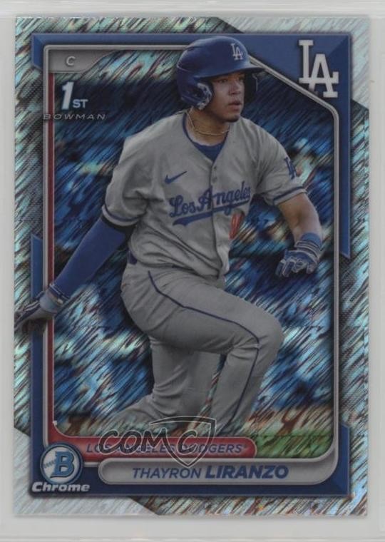 2024 Bowman Chrome Prospects Shimmer Refractor Thayron Liranzo #BCP-182 09an