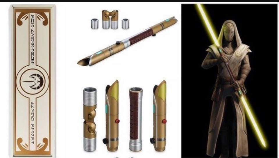Jedi temple guard lightsaber pike limited edition star wars galaxy's edge