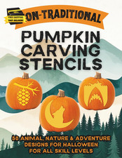 Non-Traditional Pumpkin Carving Stencils: 50 Creative Halloween Templates for Pu