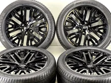 22" RST GLOSS BLACK WHEELS RIMS 3054022 TIRES CADILLAC GMC CHEVY Z71 6x139.7 +31