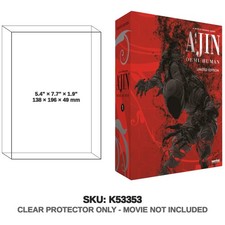 Protector For Sentai Filmworks Ajin Season 1 Limited Edition Blu-ray and DVD
