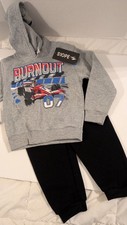 Toddler Boys S1OPE L/S Hooded Sweatshirt With Long Pants Size 4T