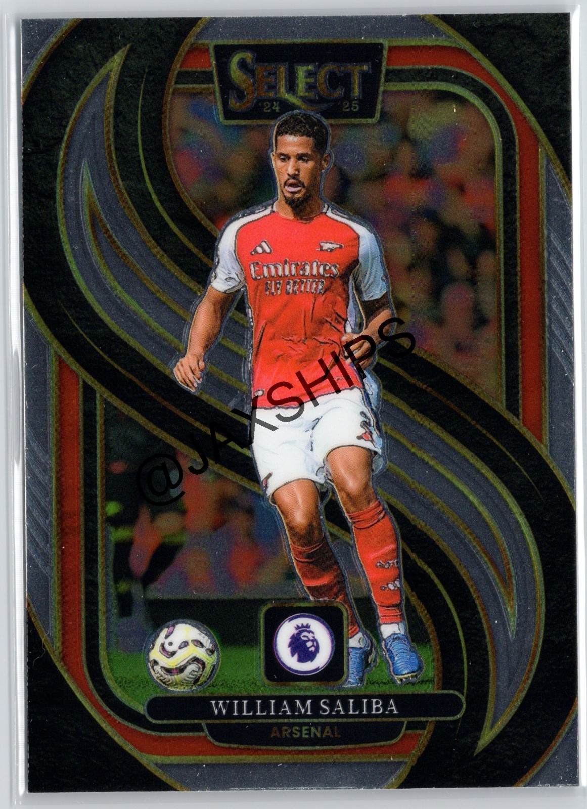 ⚽ William Saliba #131 – 24–25 Panini Select FIFA Mezzanine Base – NM/M ⚽