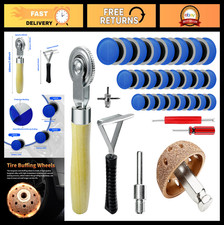 53Pcs Heavy Duty Tire Repair Kit - Tungsten S...