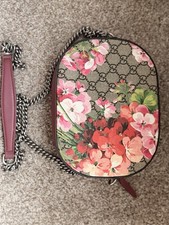 Gucci Chain crossbody Bag Blooms Print Gg Coa...