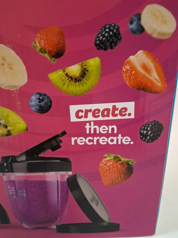 Magic Bullet Blender 250 Watt Tall and To Go Cup - Black - New in box - Image 3 of 4