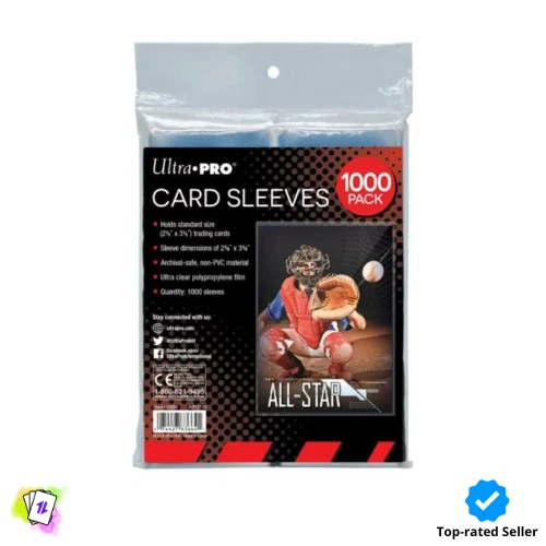 Ultra PRO Penny CARD Soft SLEEVES for Standard SIZED Cards Pack of 1000