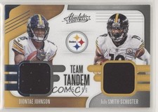 2019 Absolute Team Tandem Materials /199 Diontae Johnson JuJu Smith-Schuster ht1