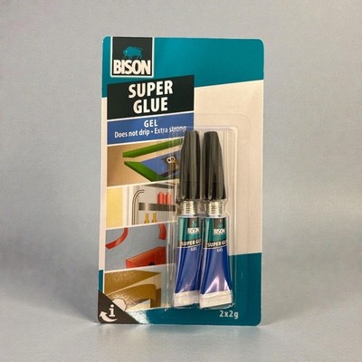 2x 2g Bison Superkleber Gel   Ideal für poröse Materialien & senkrechte Flächen