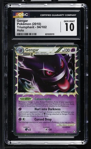 Gengar graded CGC 10 for sale on eBay