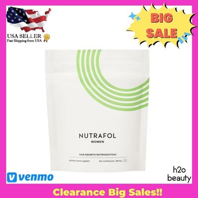 C 120 Capsules Nutrafol Women's Hair Growth Supplements for Ages 18-44 EXP07/26