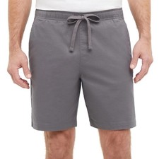 NWOT Banana Republic Men's XL Gray Cotton-Blend Drawstring Shorts